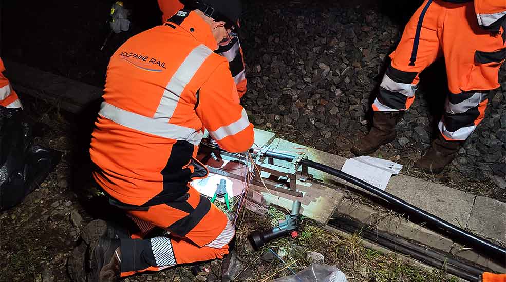 dépannage en urgence travaux de réparation de câbles électriques Aquitaine Rail